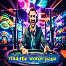 find the words paga